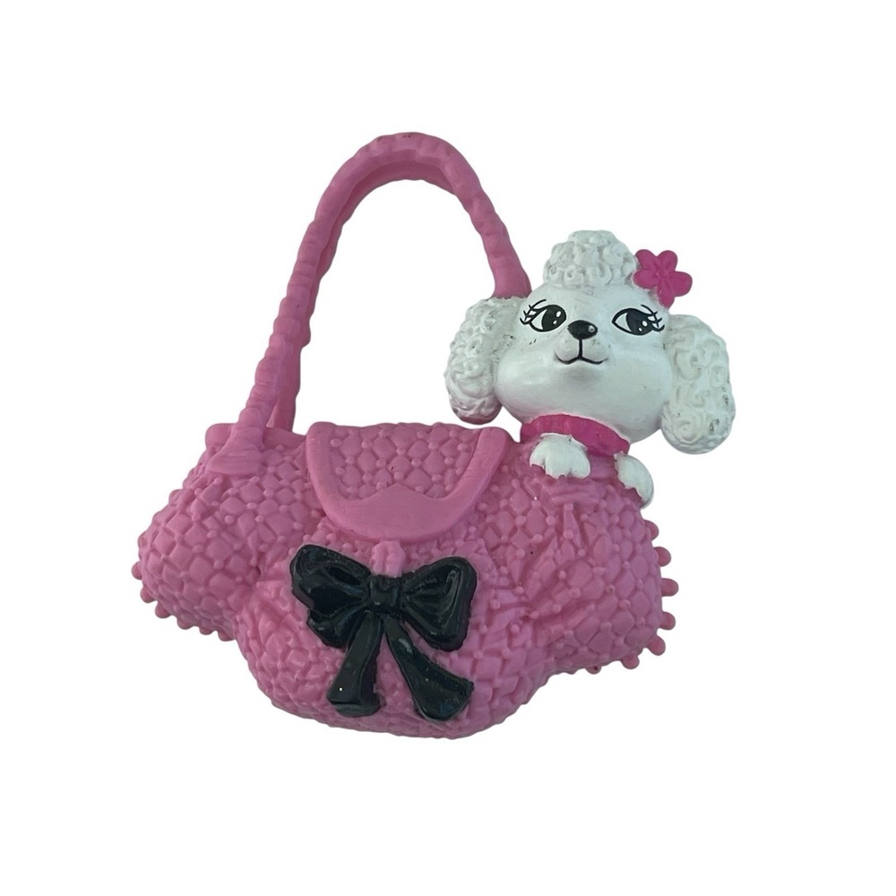 Barbie My Scene Fashion Fever Paris 2009 Exclusive Pink Purse Poodle Dog